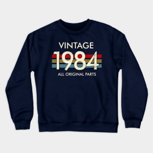 Vintage 1984 All Original Parts Crewneck Sweatshirt